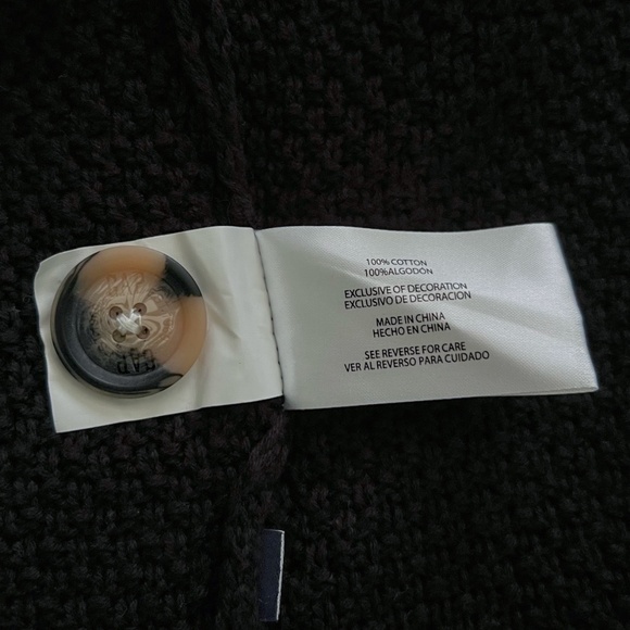 GAP True Black Textured Cardigan - Picture 4 of 4